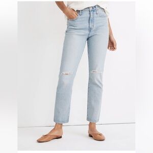 Madewell High-Rise Slim Crop Boyjean